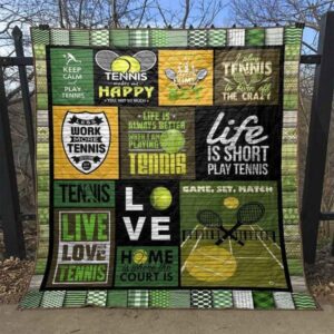 Don T Make Me Come To The Net Quilt Blanket Tr12  Quilt
